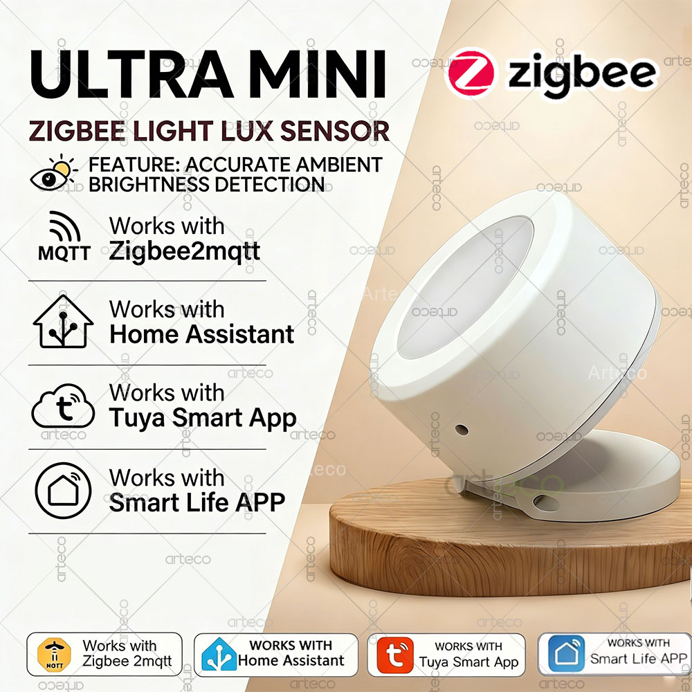 Smart Home Ikea - Sensor de Luz Zigbee Ultra Mini,