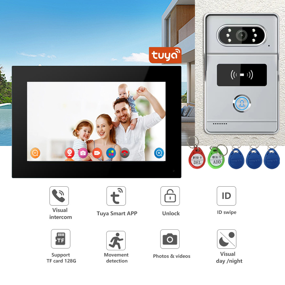 Wifi Doorbell Camera - 2mp 1080p tuya app ir visão