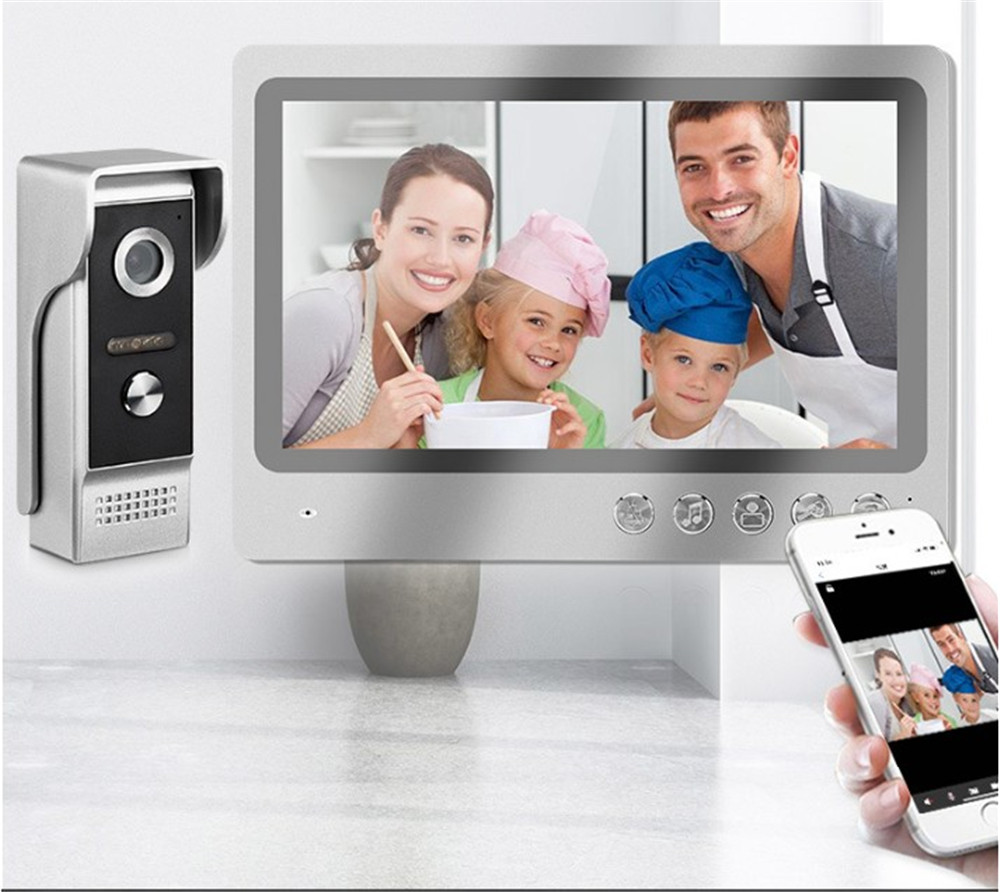 Wifi Doorbell Camera - Interfone de Vídeo com Tela HD