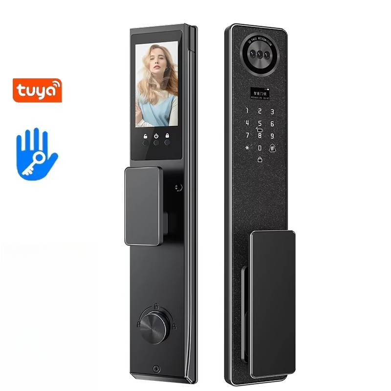 Smart Home Door Lock - Fechadura inteligente tuya wifi, fechadura biométrica