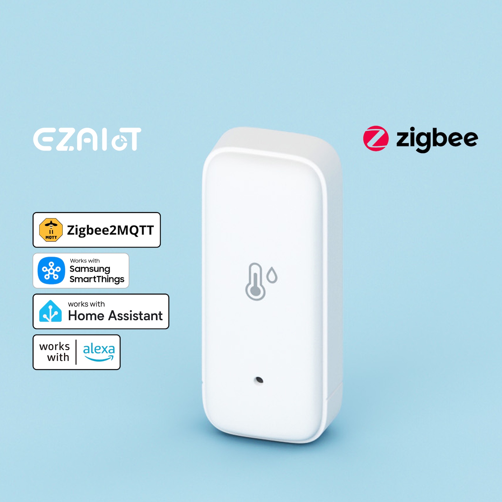 Smart Home Samsung - Sensor de Temperatura e Umidade Tuya