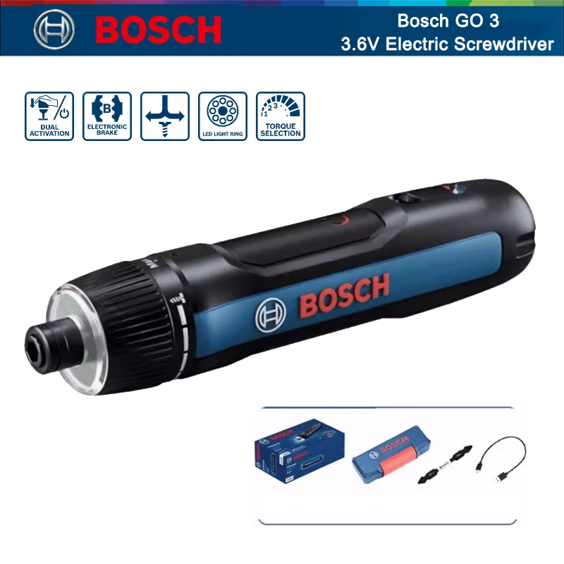 Smart Home Bosch - Chave de Fenda Elétrica BOSCH Go