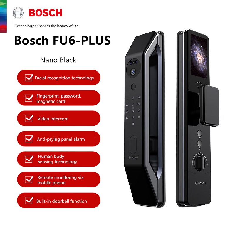 Smart Home Bosch - Fechadura Inteligente Bosch FU6 Plus com