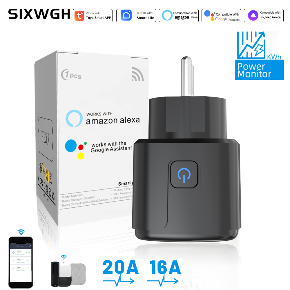 Wifi Smart Plug - Tomada Inteligente Tuya com Wi-Fi, Controle