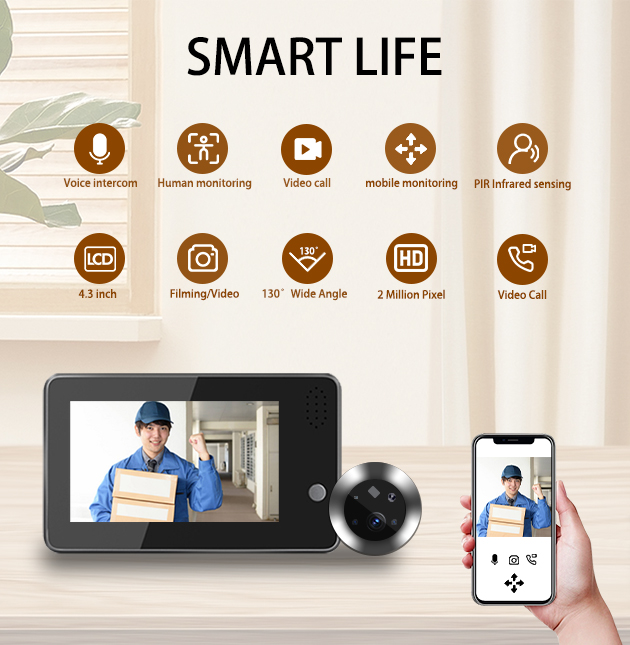 Wifi Doorbell Camera - Campainha Inteligente WiFi Tuya Smartlife de