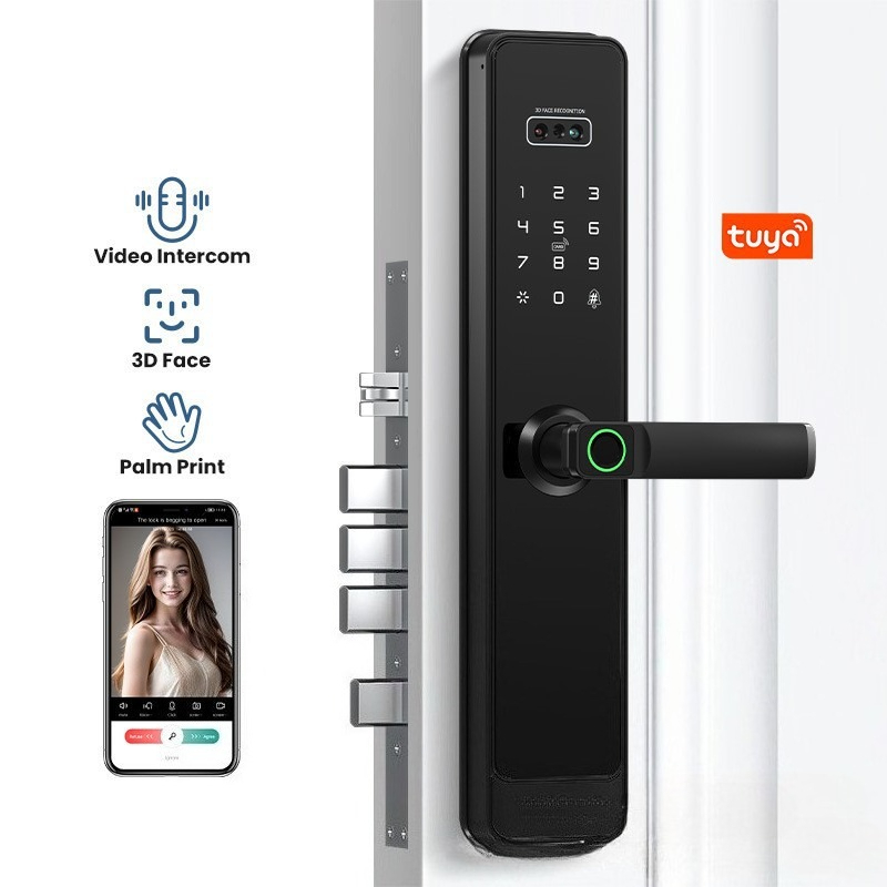 Smart Home Door Lock - Fechadura Inteligente Semiautomática EGFirtor Tuya com