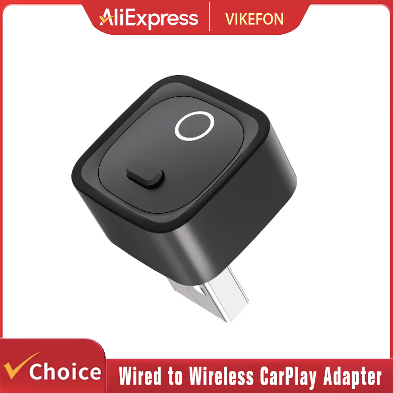 Wifi Smart Plug - Adaptador CarPlay Mini CA525-M com Fio