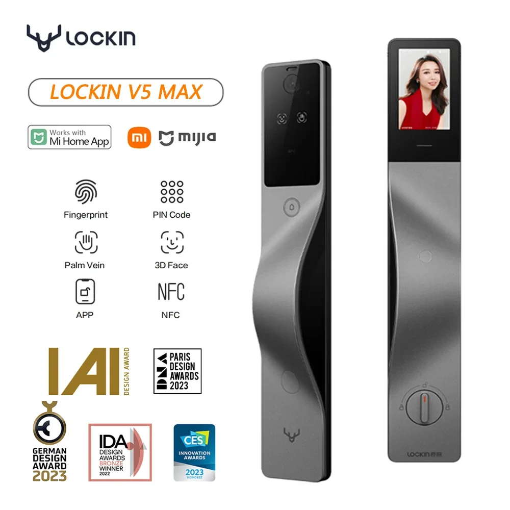 Smart Home Door Lock - Fechadura Inteligente Lockin V5 Max com