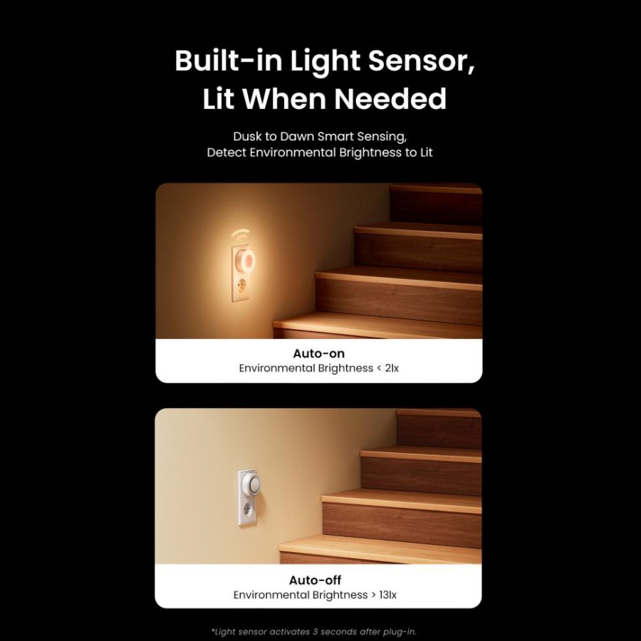 Yeelight plug-in sensor de luz - Smart Home Xiaomi avaliação e preço
