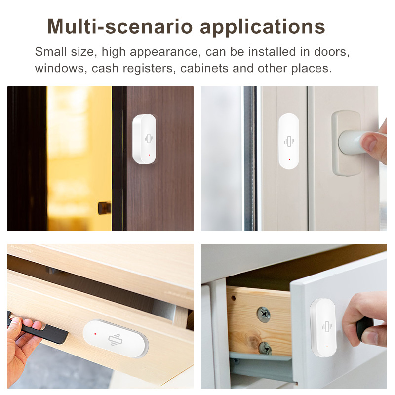 Sensor de Vibração WiFi Tuya,  - Smart Home Web avaliação e preço
