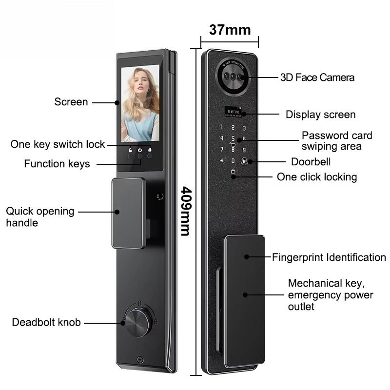 Fechadura inteligente tuya wif - Smart Home Door Lock avaliação e preço