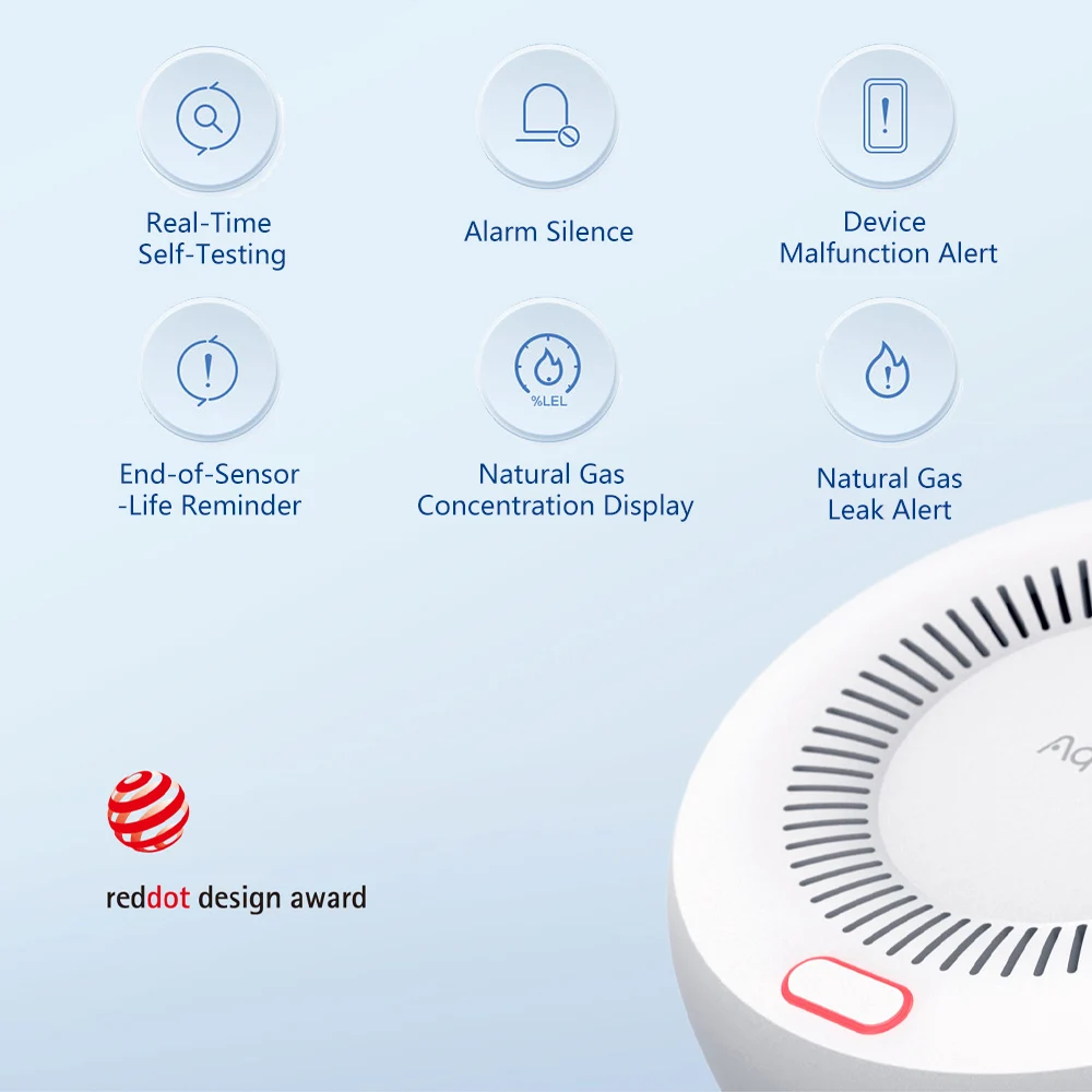 Aqara detector de gás natural  - Smart Home Xiaomi avaliação e preço