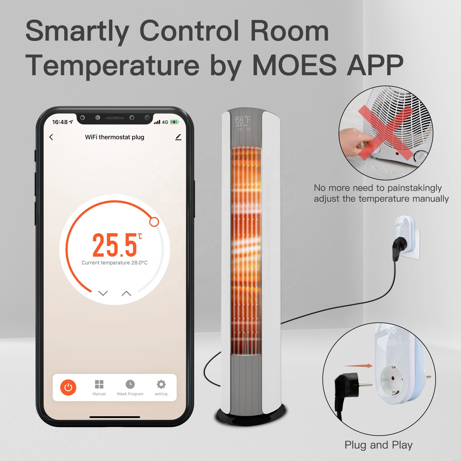 Controlador de Temperatura LED - Wifi Smart Plug avaliação e preço