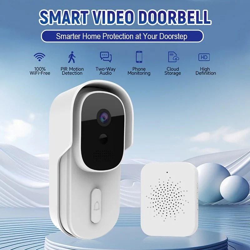 Intercomunicador de Vídeo e Áu - Wifi Doorbell Camera avaliação e preço