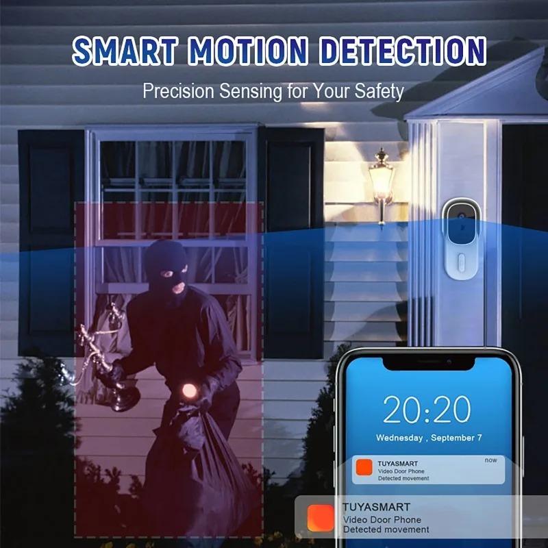 Intercomunicador de Vídeo e Áu - Wifi Doorbell Camera avaliação e preço