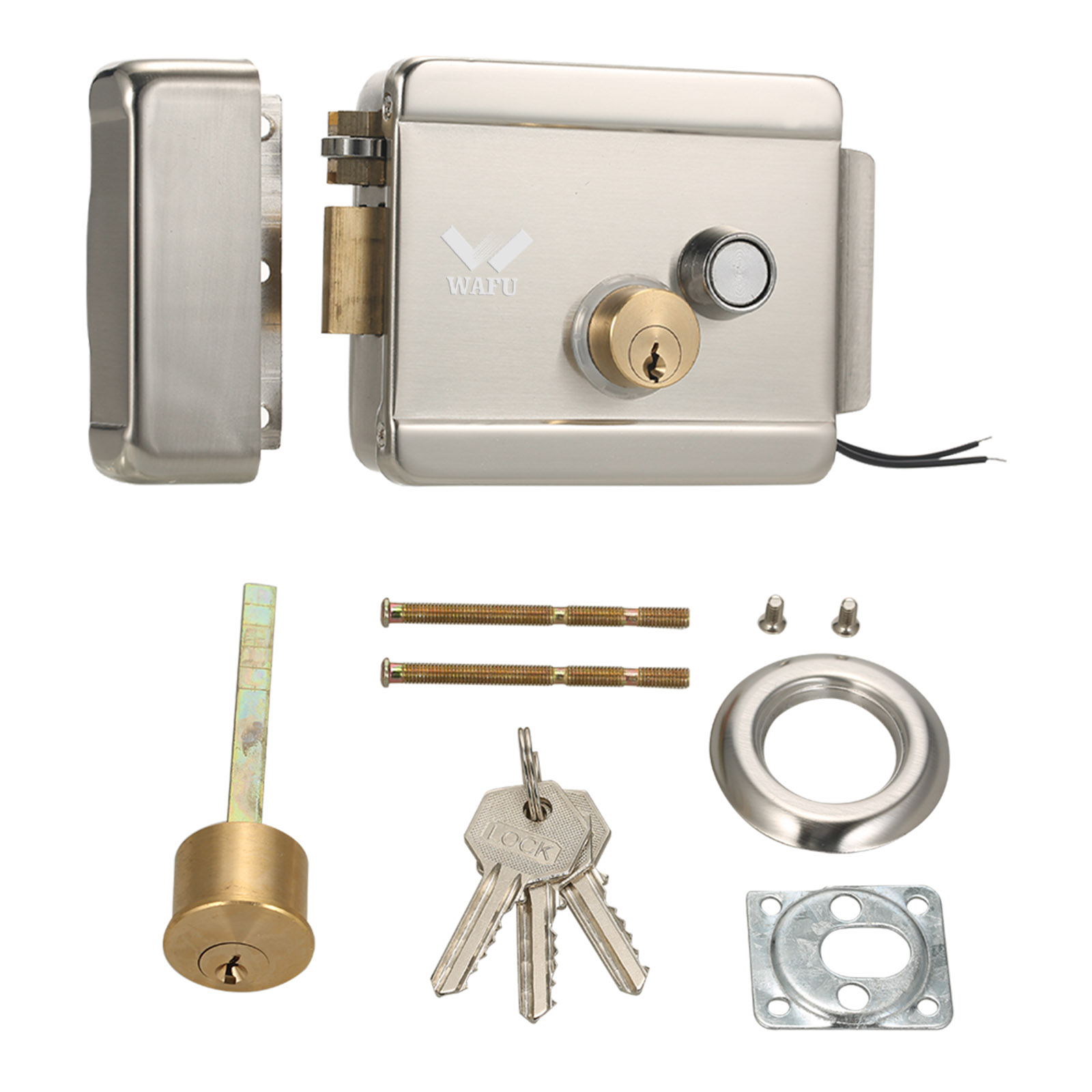 WAFU-fechadura de porta elétri - Smart Home Door Lock avaliação e preço