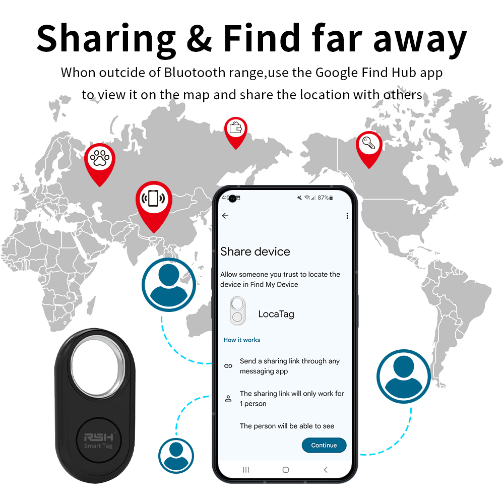 Rsh 4 peças rastreador gps par - Smart Home Samsung avaliação e preço