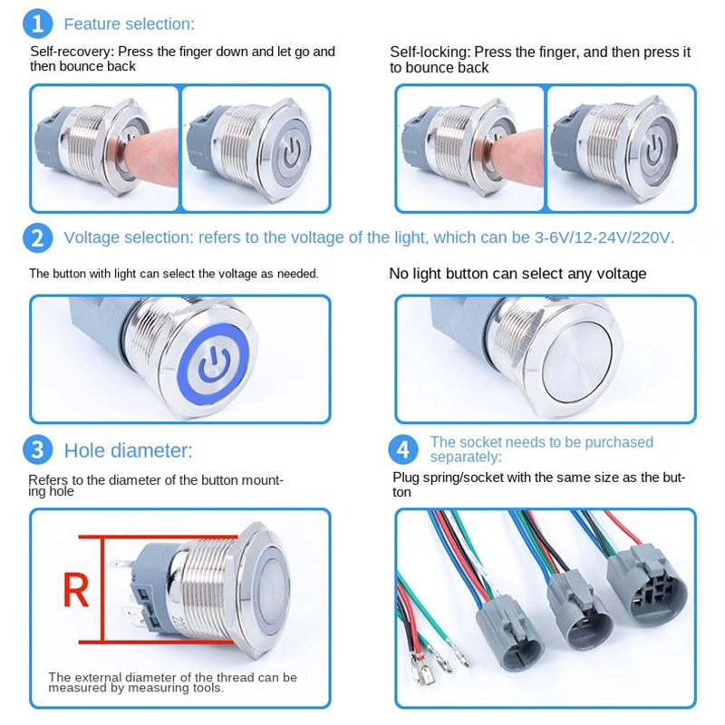 Luz LED, Reset Auto-bloqueio,  - Smart Light Switch avaliação e preço