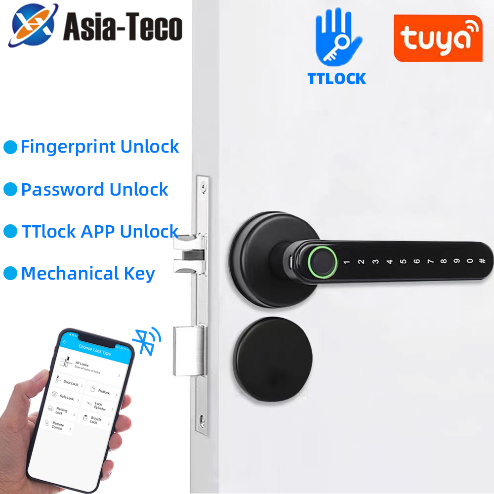 Ttlock inteligente bluetooth f - Smart Home Door Lock avaliação e preço