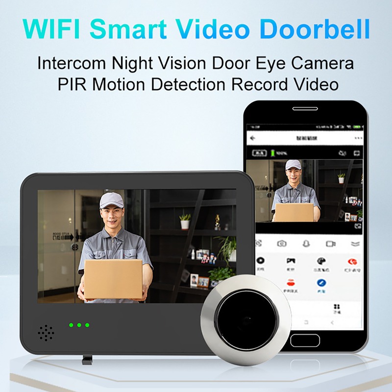 Câmera de Vídeo com Campainha  - Wifi Doorbell Camera avaliação e preço