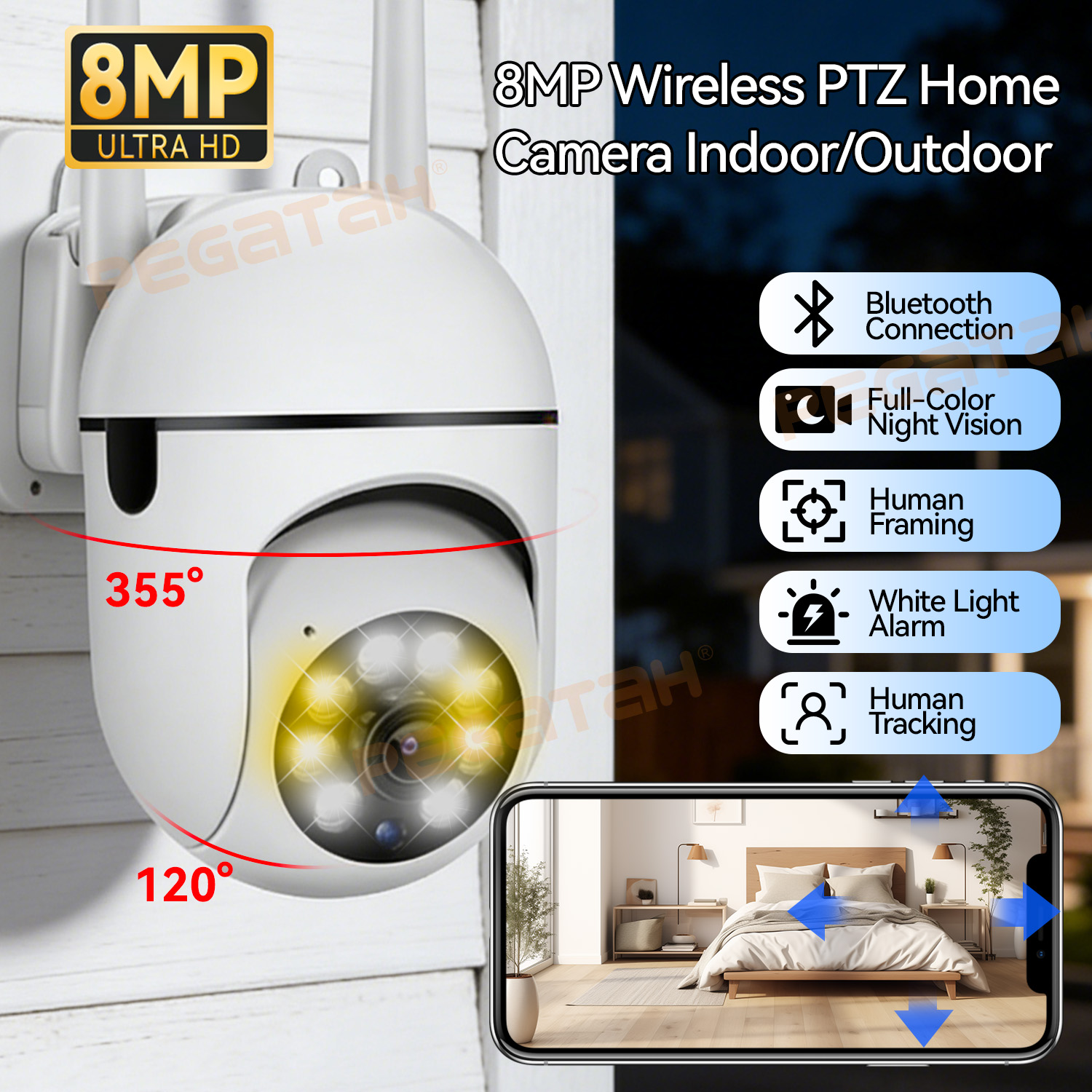 8mp 2.4g wifi ip cctv câmera c - Smart Home Windows App avaliação e preço