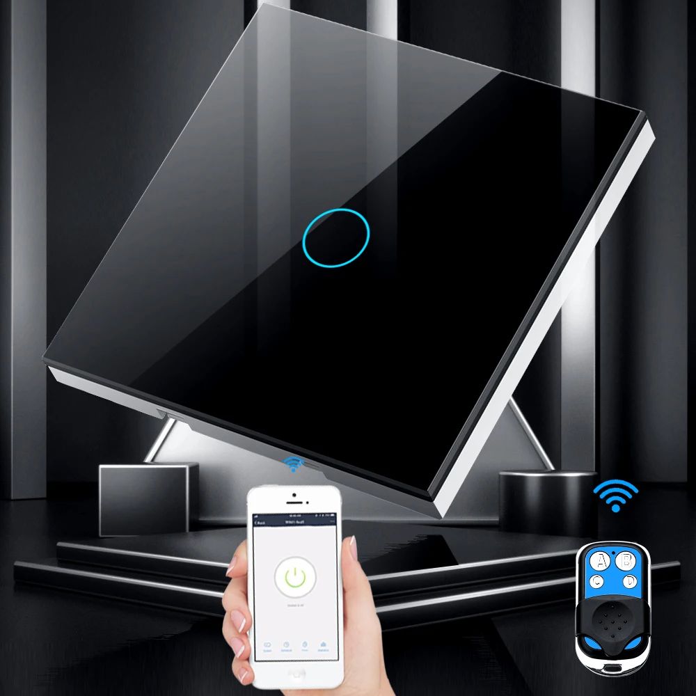 Tuya ue wifi + rf433 interrupt - Smart Light Switch avaliação e preço