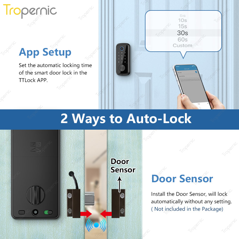 Tuya Zigbee Digital Door Lock, - Smart Home Door Lock avaliação e preço