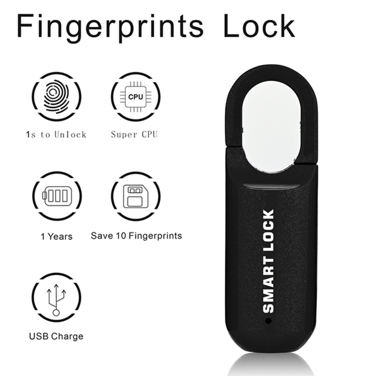 Cadeado Inteligente Antifurto  - Smart Home Door Lock avaliação e preço